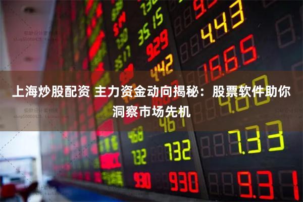 上海炒股配资 主力资金动向揭秘：股票软件助你洞察市场先机